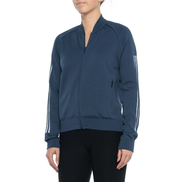 Adidas Womens Large ID Bomber Jacket Coat